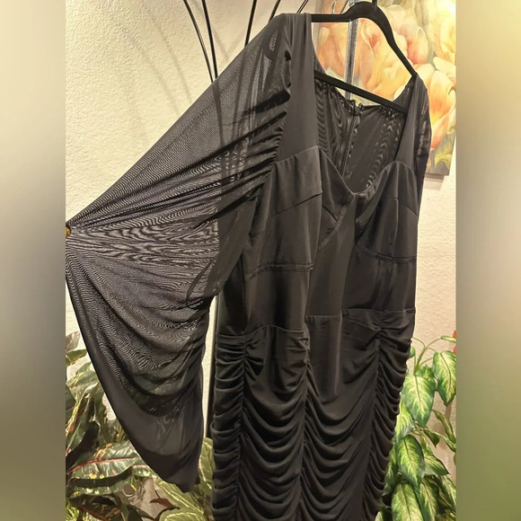 City Chic Sexy Bustier Black dress size XL/22 - Picture 6 of 16